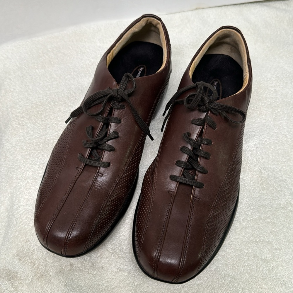 Men’s Aetrex Brown Leather Lace-up Shoes Size 11